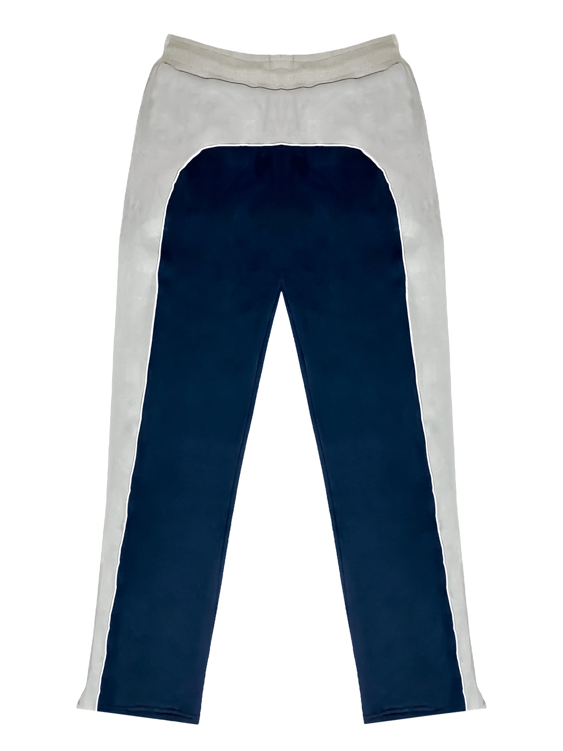 Back of Navy and Grey Heavyweight Joggers