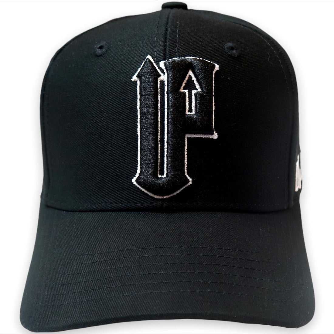 Front view black Cap DoubleUp