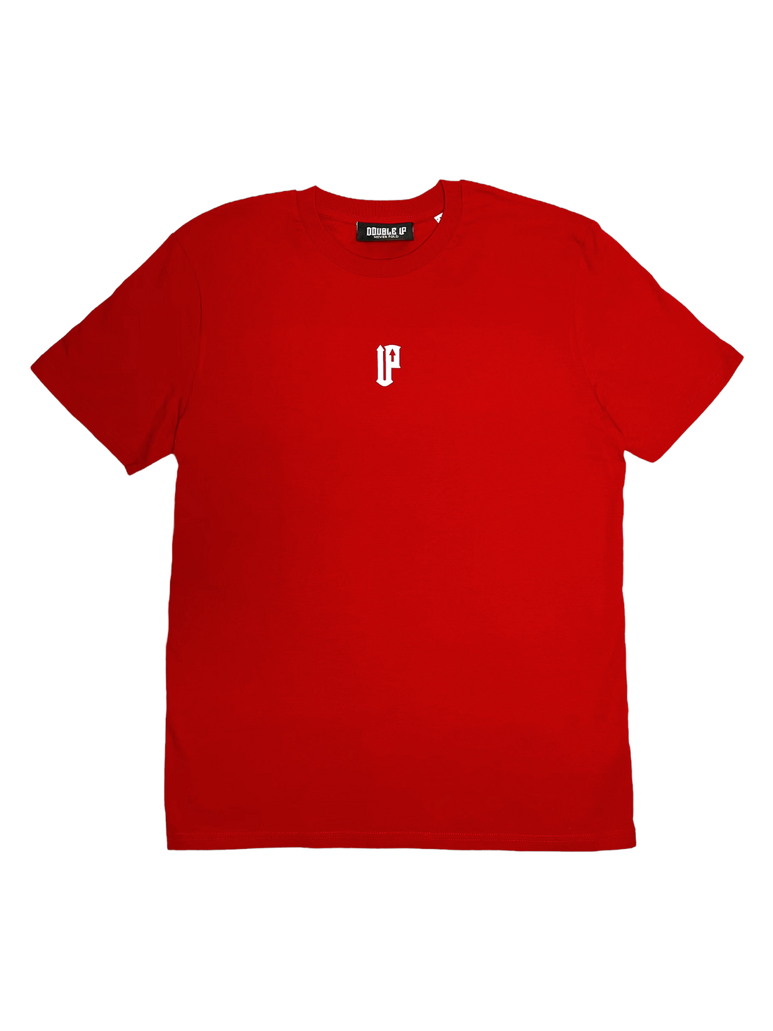 Double Up Arched T-Shirt - Red/White