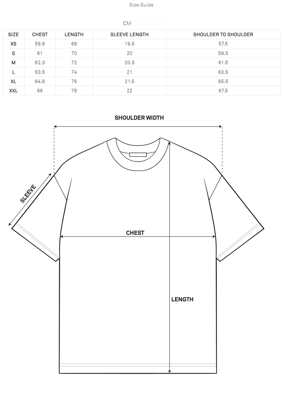 God Protect Me Tee Size Guide and Care - Boxy, Heavyweight, Chain-Stitch