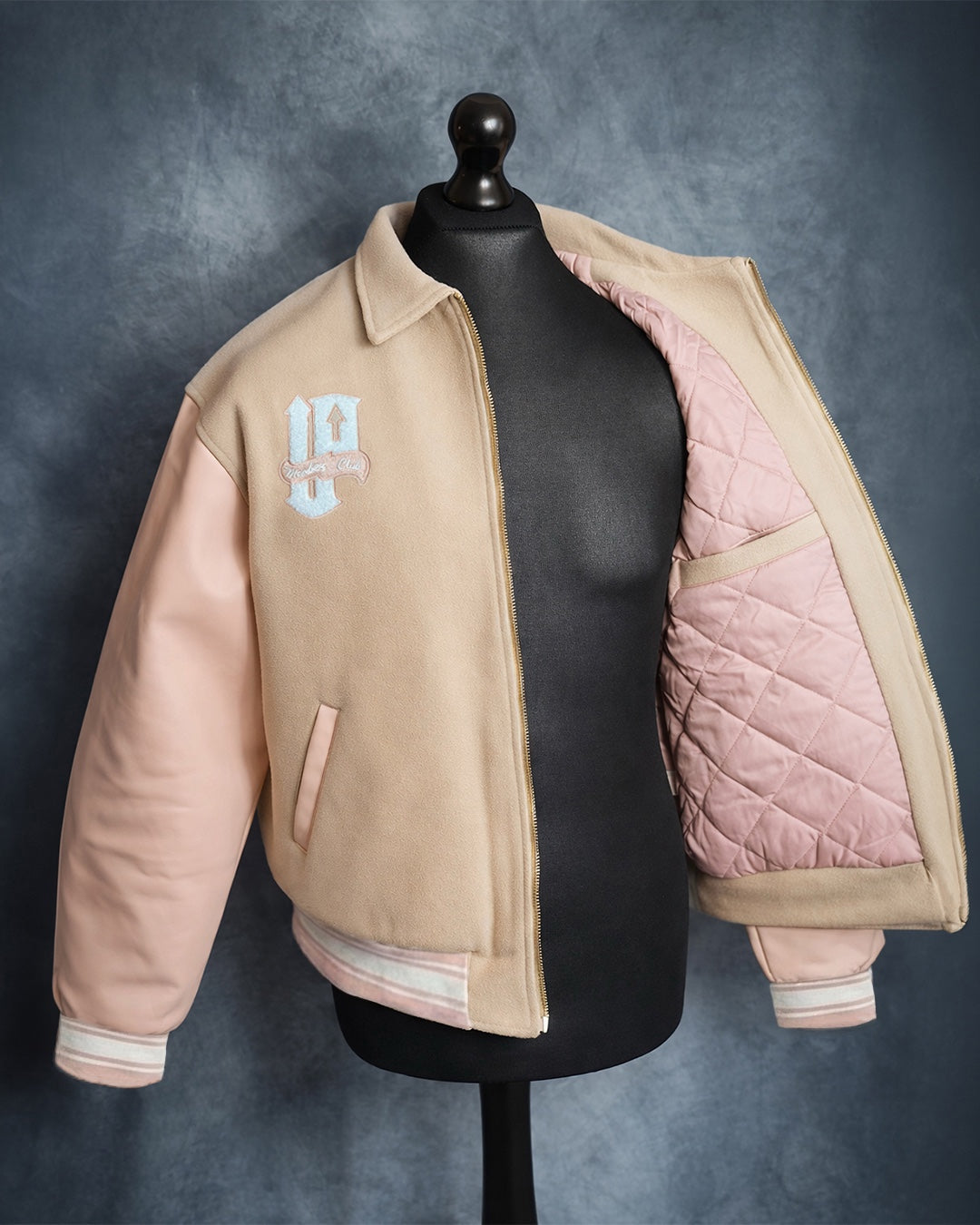 Double Up Pastel Varsity Jacket