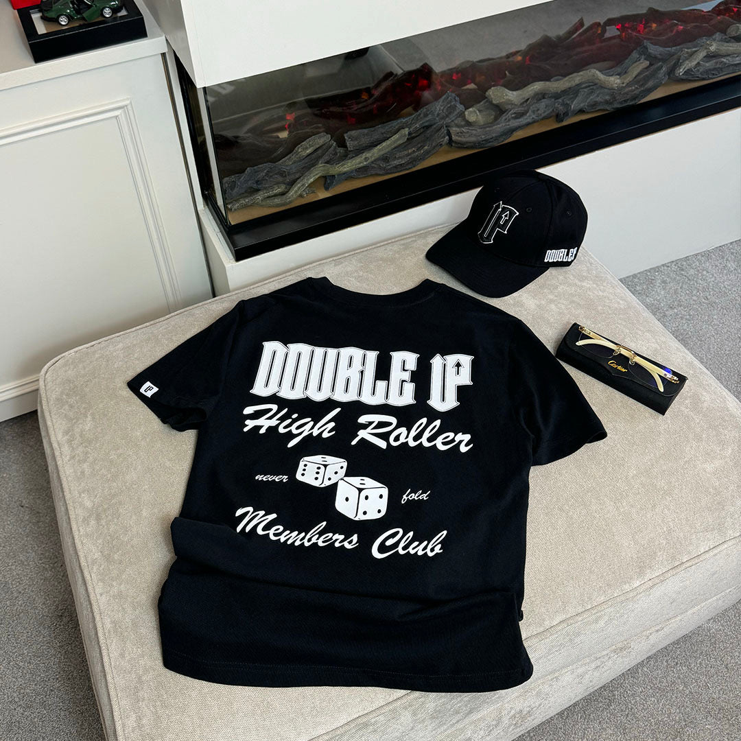High Roller Members Club T-Shirt - Black