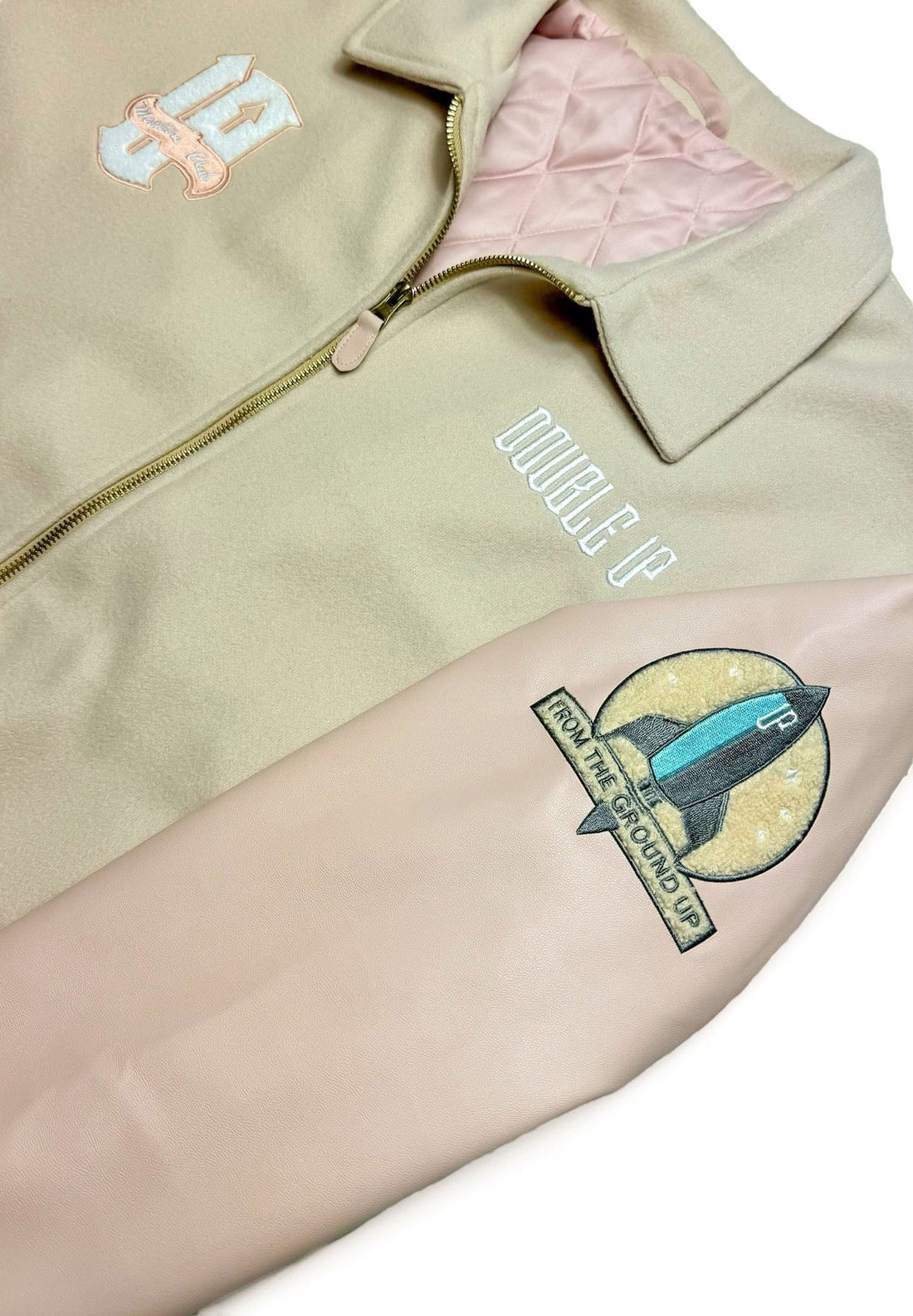 Double Up Pastel Varsity Jacket