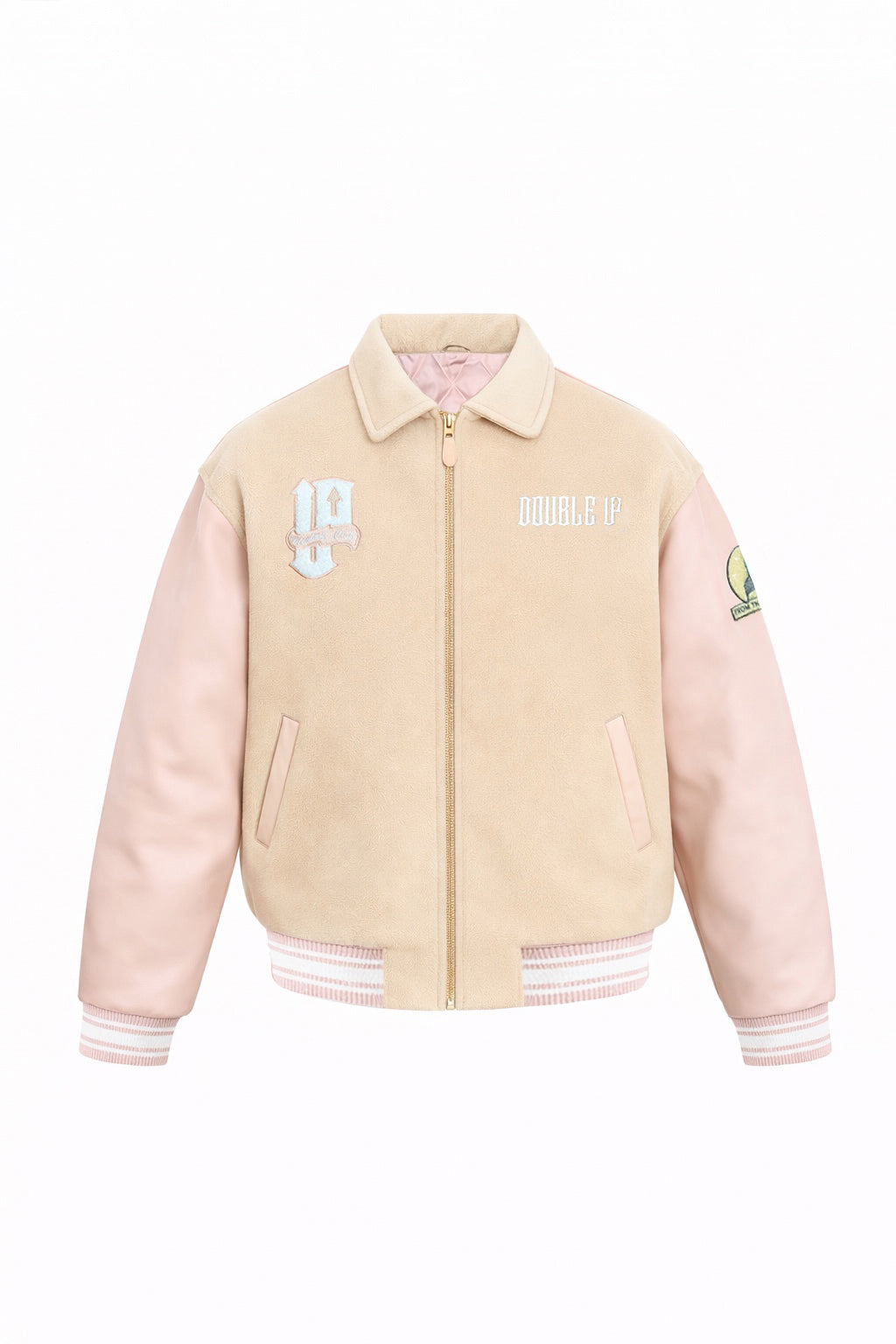 Double Up Pastel Varsity Jacket