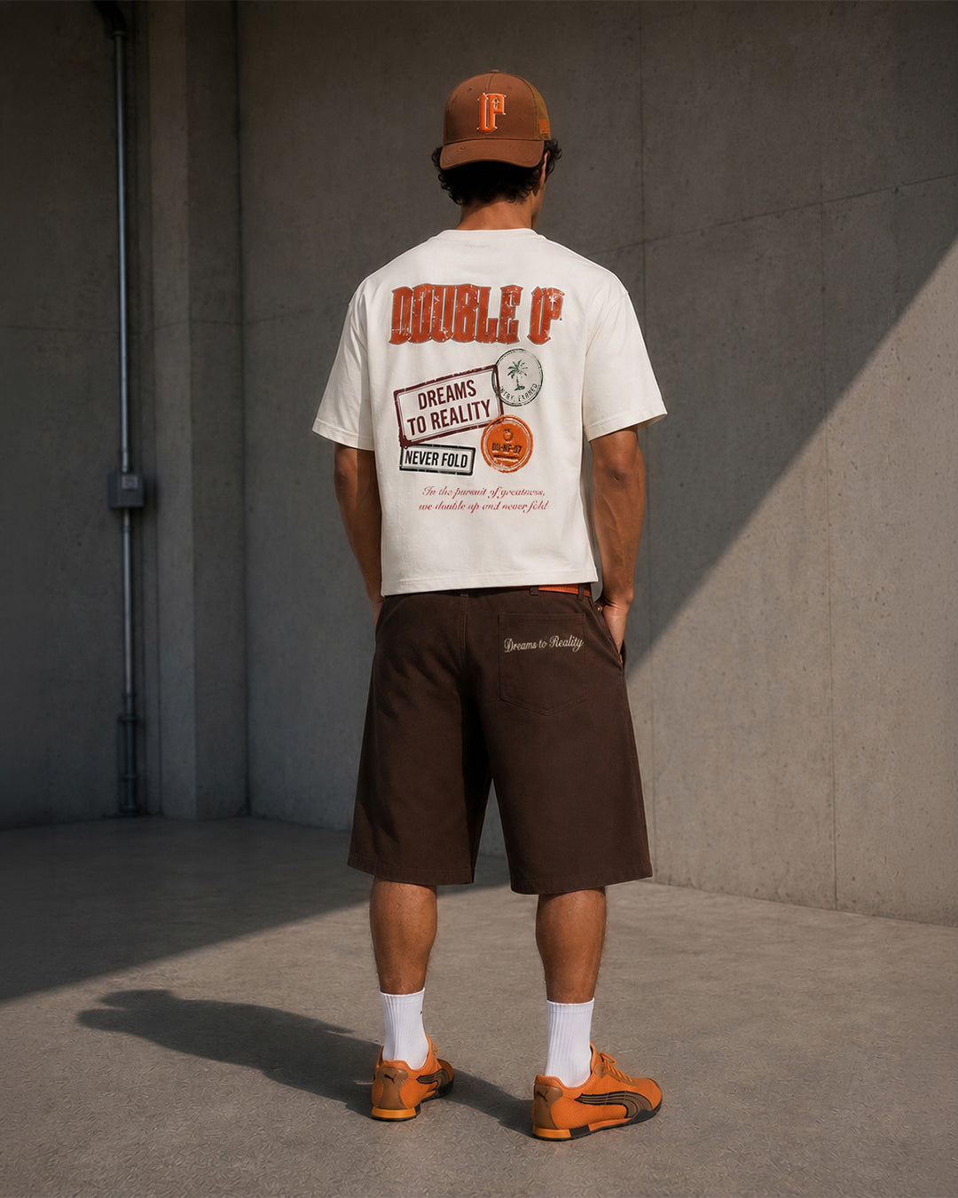 Dreams to Reality Stamp Tee – Cream